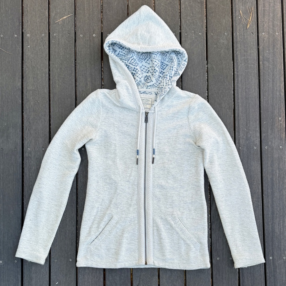 Fat Face Zippered Sweater with Hood